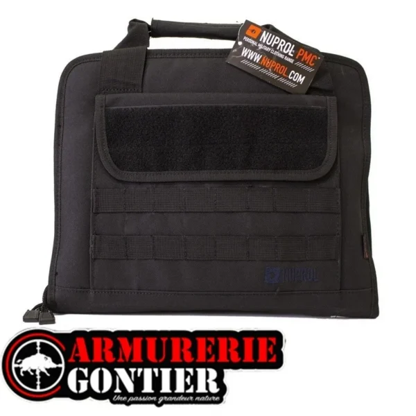 Sacoche NUPROL deluxe pour 2 armes de poing 35X30X5 noir