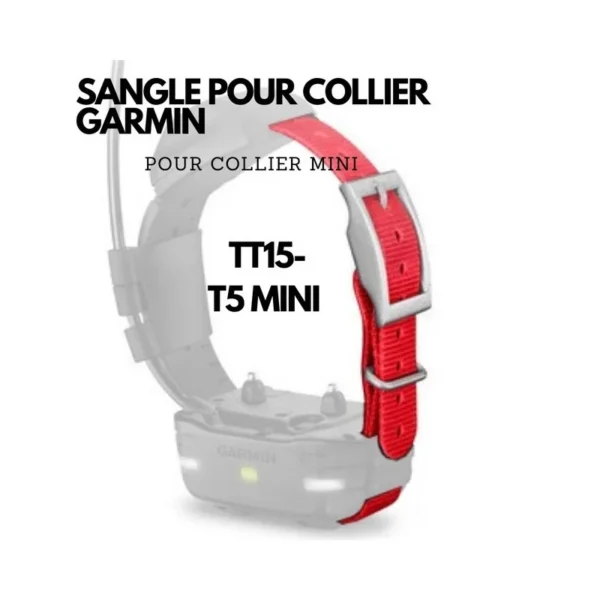 Sangle de rechange pour collier GPS pour chien|Garmin TT15&T5 MINI