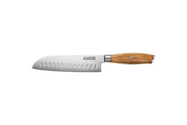 Santoku Damas 10Cr – Couteau Santoku Wusaki