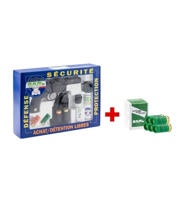 SAPL – Pack sécurité pistolet Gomm-Cogne GC27 SAPL + boîte 5 cartouches chevrotine 12/50 – Tout-Chasse.fr