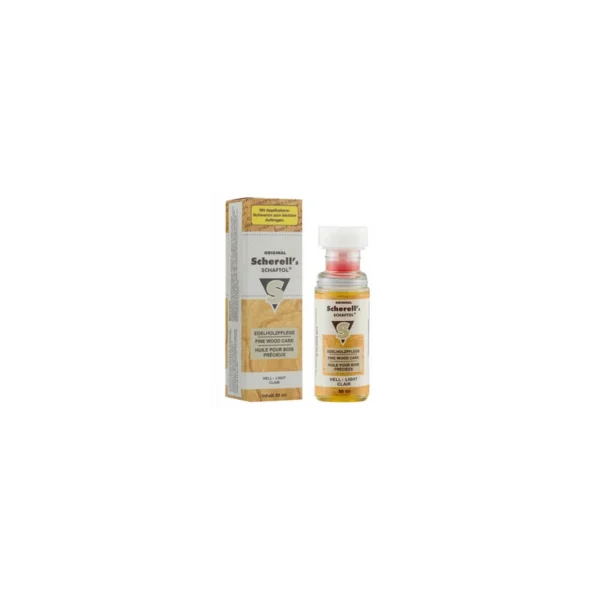 SCHAFTOL Clair 50 ml – Huile entretien bois clair avec applicateur