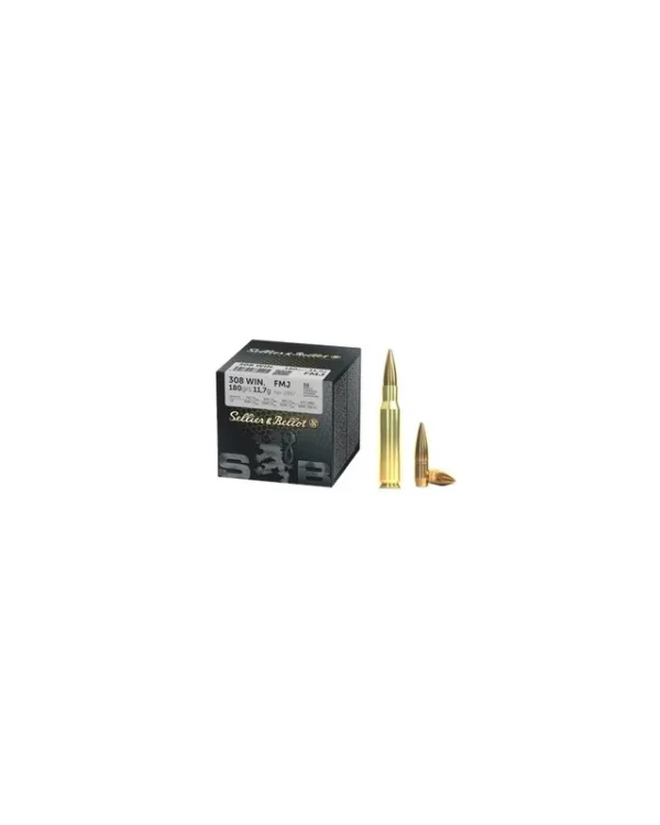 Sellier & Bellot cal.308 Win FMJ 180 grains x50