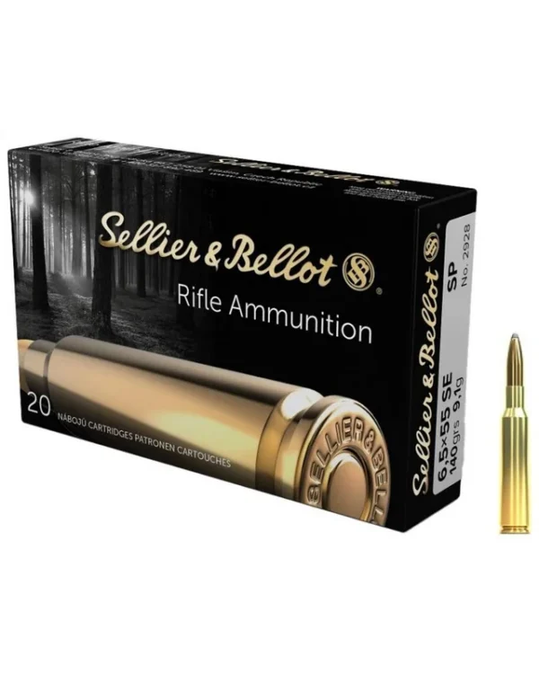SELLIER & BELLOT cal.6,5×55 Swedish SP 140 grains X20