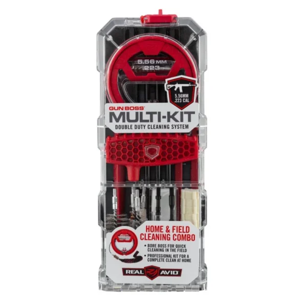 Set de nettoyage multi-kits cordons – brosses Real Avid – Cal .223