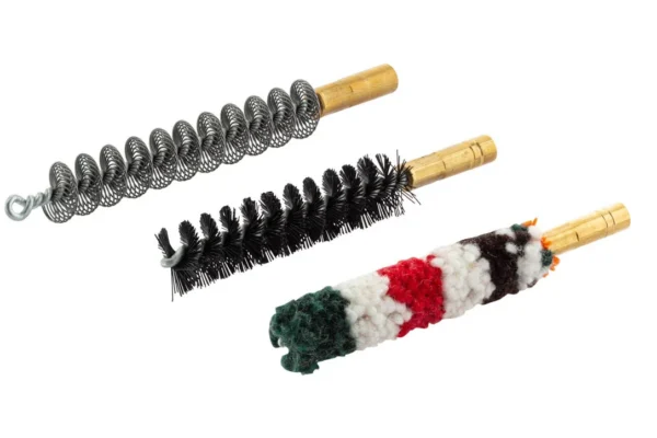 Set de trois brosses spirales pour armes à canon lisse – Cal.12 mm