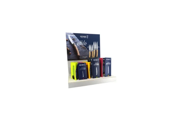 Set Présentoir Mix 18 couteaux – Effilés N°8 et N°10 Opinel