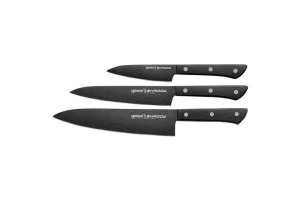 Set SHADOW Coffret 3 couteaux Samura