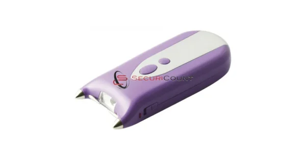 Shocker AKIS Fitness violet avec brassard et alarme – Taser – securicount