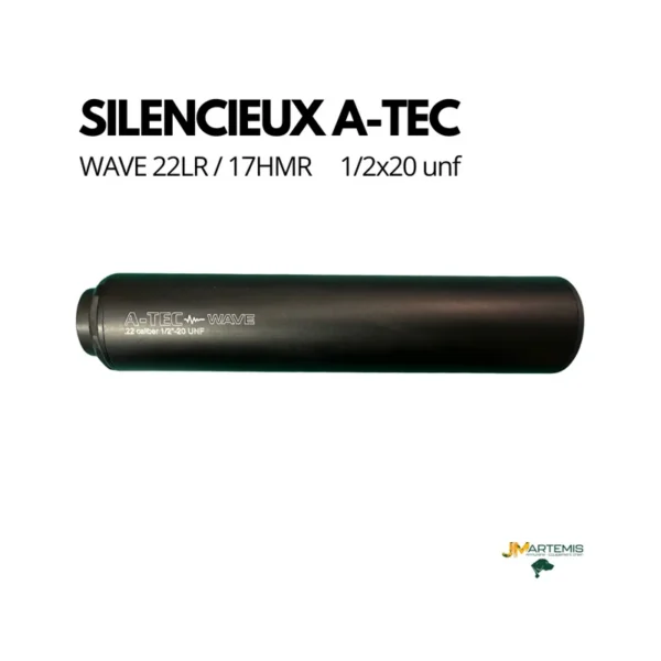 Silencieux 22LR A-TEC WAVE 1/2×20