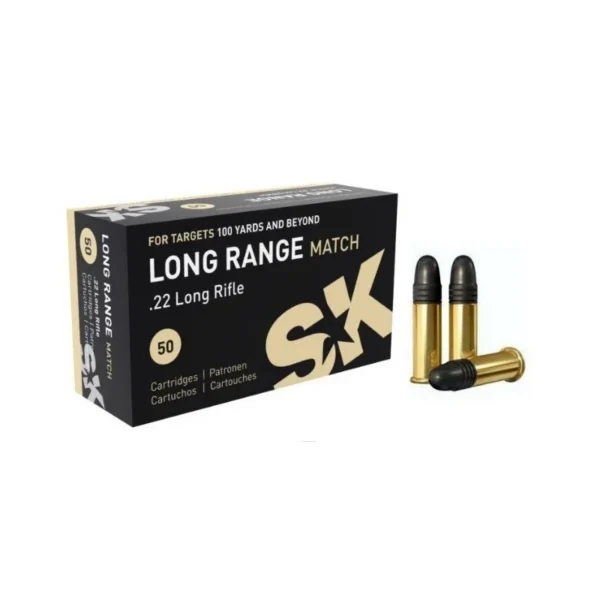 Munitions SK .22 LR Long Range Match X 50 – Précision Tir Sportif