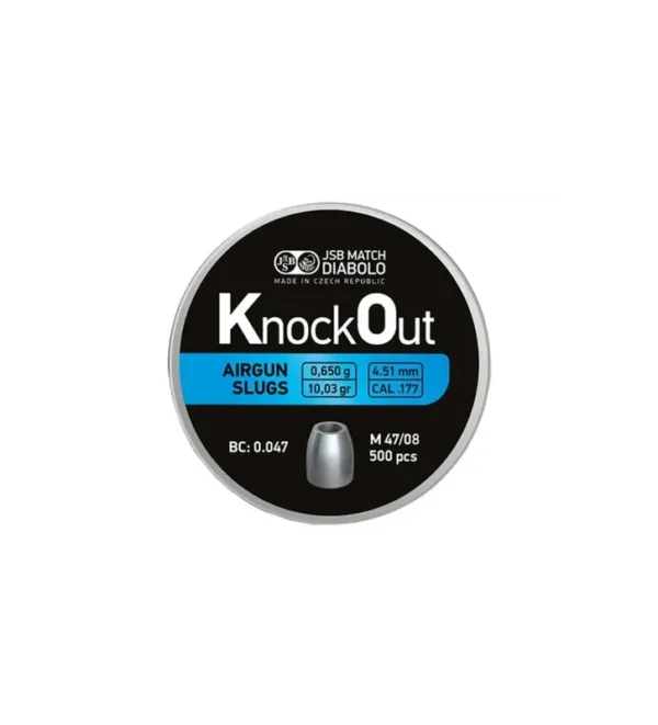 Slugs JSB Knock Out 4.5 mm HP 10.03 grain (.1775)