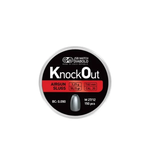 Slugs JSB Knock Out 7.62 mm HP 50.15 grain (.30)
