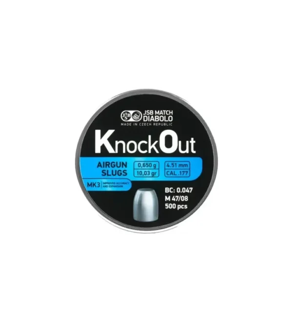 Slugs JSB Knock Out MK3 4.51 mm HP 10.03 grain (.177)