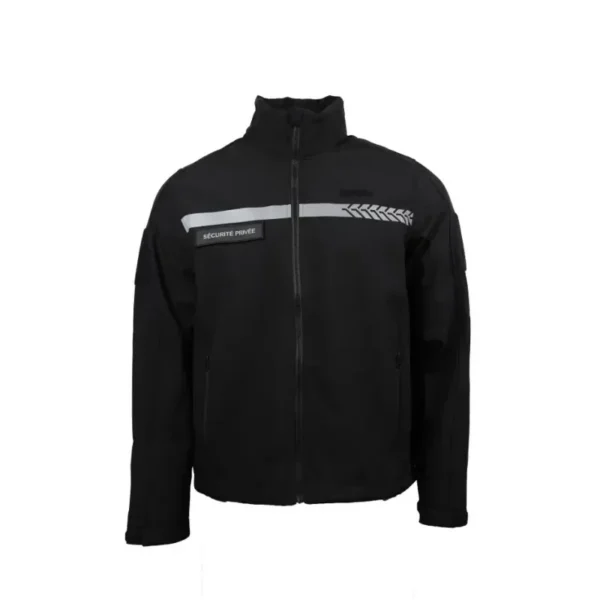 Softshell sécurité privée avec bandes HV – GK SAFETEK