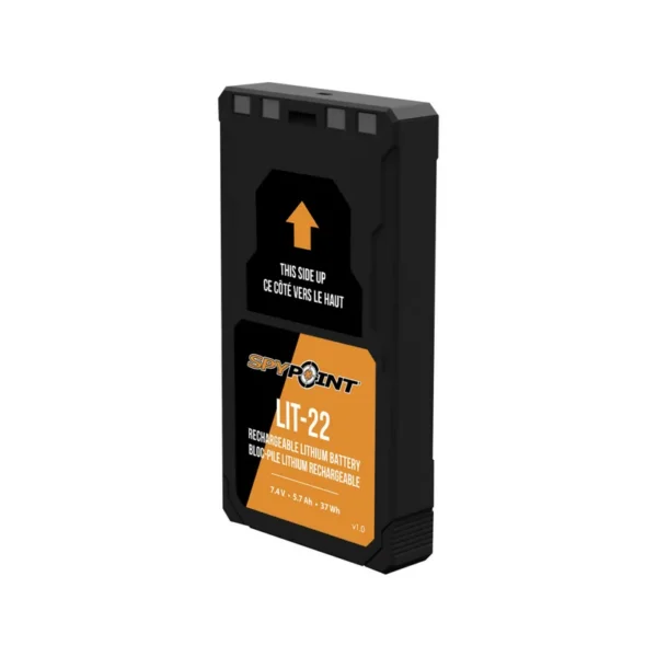 SPYPOINT LIT-22 Batterie Lithium 5700mAh – 2x Plus d’Autonomie pour votre FLEX | Toutpourlahutte