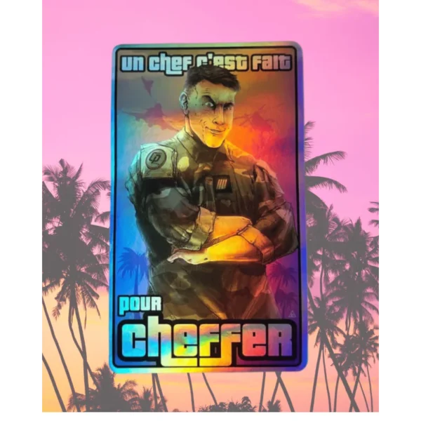 Stickers Chef Peper “Un chef c’est fait pour cheffer”