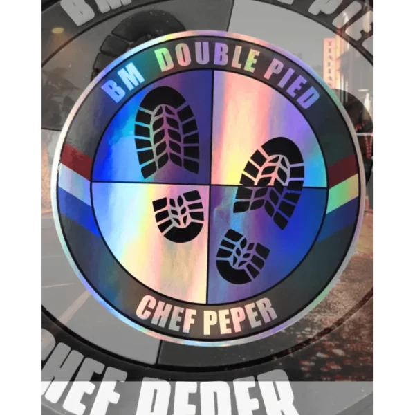 Stickers Chef Peper “DM Double Pied”