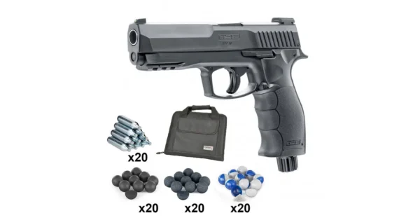 Pack PRO Pistolet Umarex T4E HDP 50 11 joules Cal. 50 + Housse – Armes de défense/Pistolets de défense – securicount