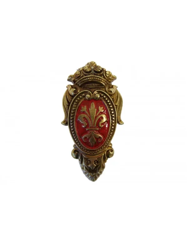 SUPPORT FLEUR DE LYS ROUGE