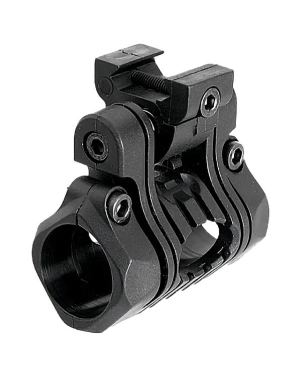 Support lampe tactique 5 positions CAA sur rail picatinny (24,4-27mm)