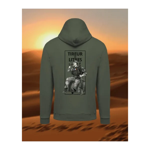 Sweat Chef Peper “Tireur de litre” vert