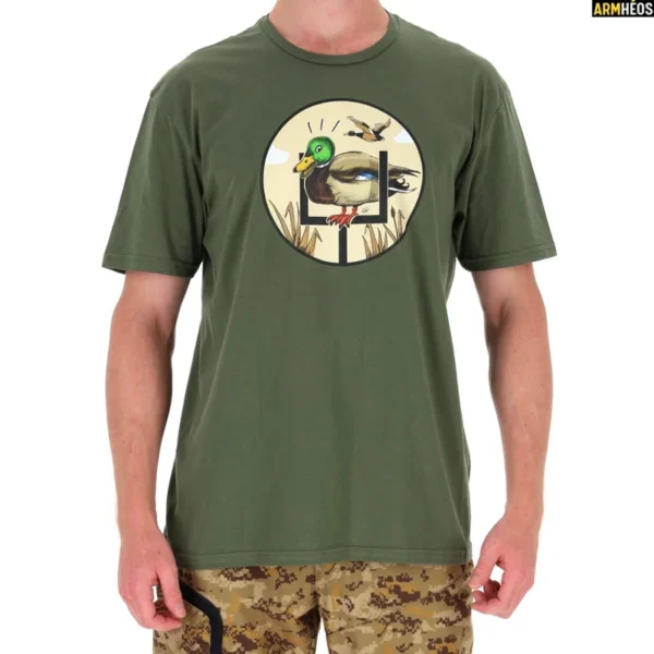 T-SHIRT ENFANT KAKI CANARD