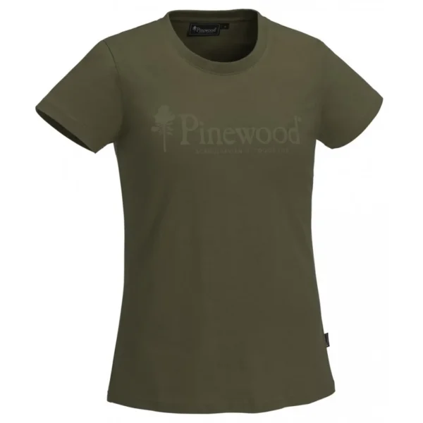 T-SHIRT FEMME PINEWOOD OUTDOOR LIFE D.OLIVE TAILLE TAILLE S