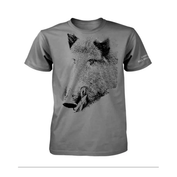 T-SHIRT MOTIF SANGLIER COULEUR AU CHOIX Taille TAILLE XS