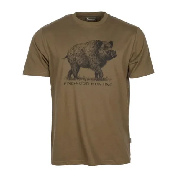 T-SHIRT PINEWOOD WILDBOAR HUNTING GREEN TAILLE TAILLE S