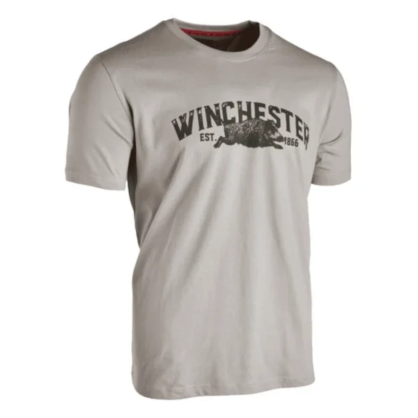 T-SHIRT WINCHESTER VERMONT GRIS MANCHES COURTES TAILLE TAILLE S