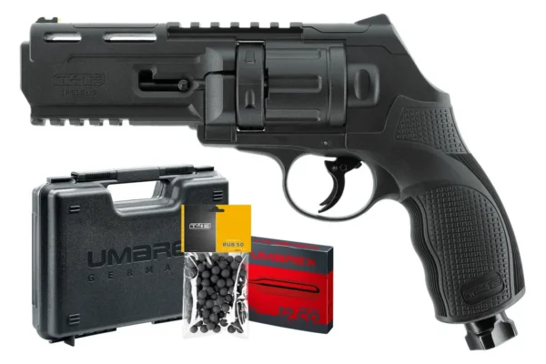 T4E TR50 Marqueur de défense .50 / Pack mallette & 50 billes | Gun Project
