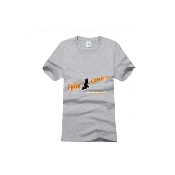 Tee-Shirt CORBEAU “Crow Addict” – 100% Coton