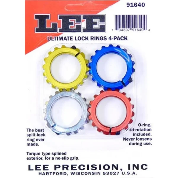 Acheter Ultimate Lock Rings Lee Precision – Pack de 4 | toutpourlahutte.fr