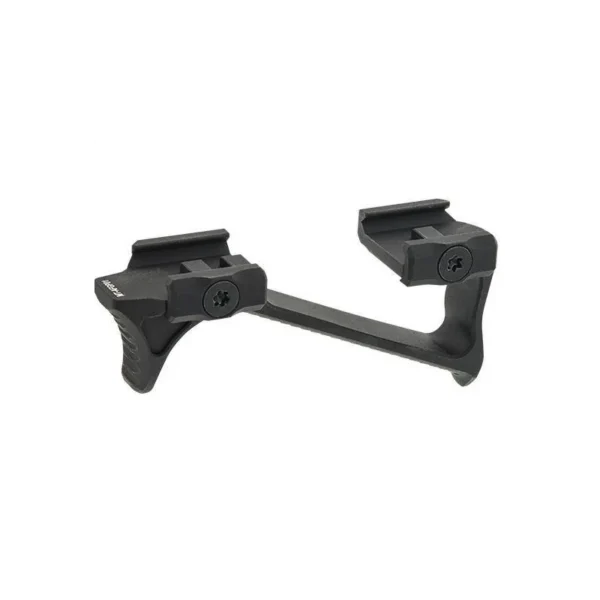Rail UTG Ultra Slim Angled Picatinny : profil bas pour accessoires, aluminium 6061-T6, anodisé, montage simple. Idéal pour garde