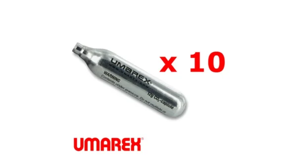Sparclette capsule bonbonne 12gr x10 – Munitions & Cartouches/Sparclette Co2 – securicount