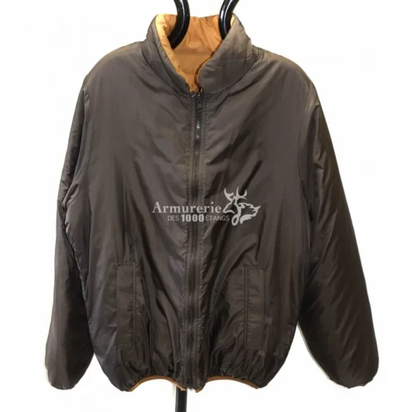 VESTE THERMIQUE JOHN FIELD REVERSIBLE ORANGE/MARRON TAILLE TAILLE L