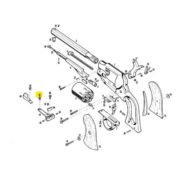 VIS COURTE DE FIXAGE DE HAUSSE TARGET PIETTA REF 3538 | WesternGuns