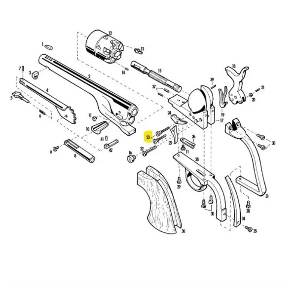 VIS D ARRETOIR ET DETENTE 1851/1860 PIETTA REF 382 | WesternGuns