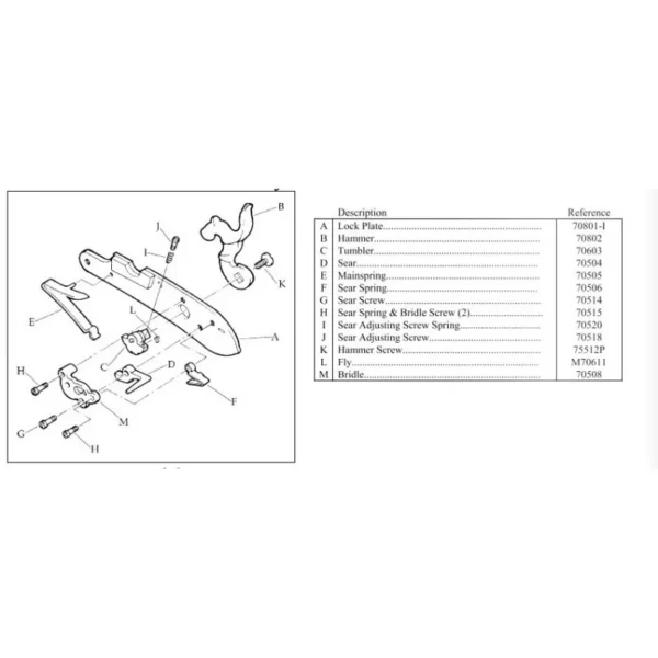 VIS DE BRIDE POUR PLATINE ARDESA REF 70515 | WesternGuns