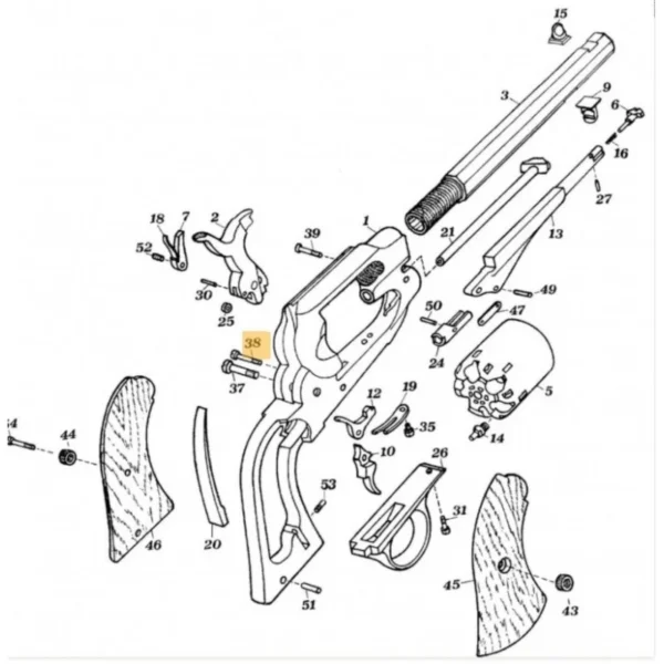 VIS DE DETENTE 1858 UBERTI | WesternGuns