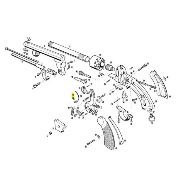 VIS DE RESSORT DE PERCUTEUR LE MAT PIETTA REF 3024 | WesternGuns
