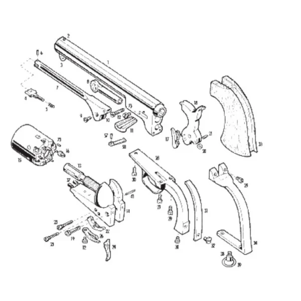 VIS DU LEVIER DE CHARGEMENT 1851 PIETTA | WesternGuns