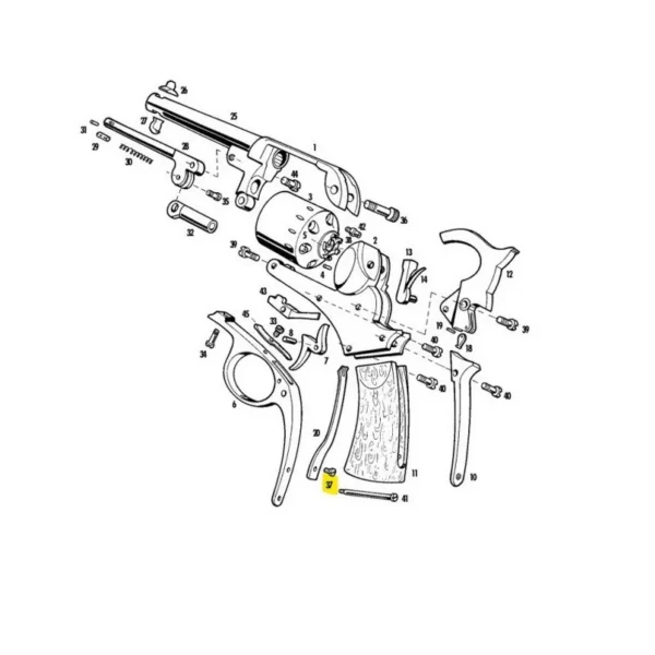 VIS FIXAGE RESSORT CHIEN STARR SA PIETTA REF ST1049 | WesternGuns