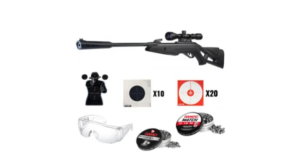 Pack Gamo Whisper IGT 19.9J. cal 4.5 mm + lunette de tir 4×32