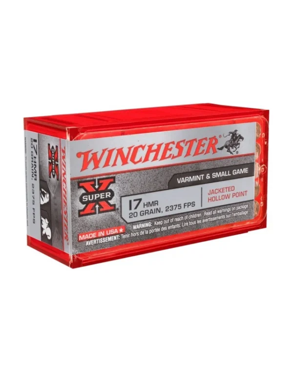 WINCHESTER 17 HMR SUPER-X 20GR JHP X50