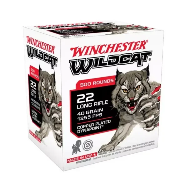 Winchester Wildcat .22 LR – Boîte 500 Cartouches