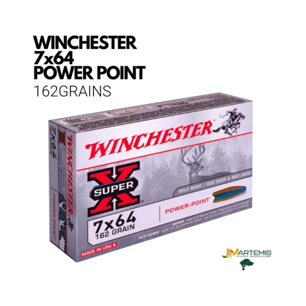 Boite de balles Winchester 7X64 Power point