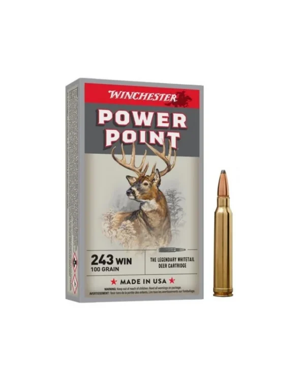 WINCHESTER Cal.243 Win Power Point 100 grains x20