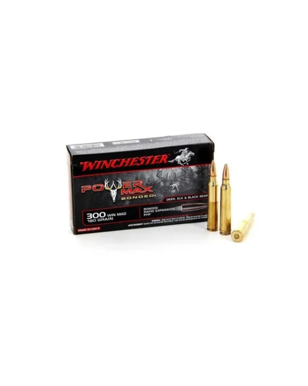 WINCHESTER cal.300 Win Mag Power Max Bonded 180 grains – 11.7 grammes x20