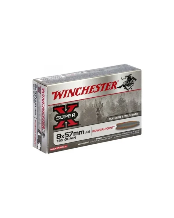 WINCHESTER Cal.8×57 Jrs Power Point 195 grains x20